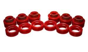 Dodge Ram 2500 Body Mount Set - Energy Suspension - Hyper-Flex Polyurethane - Red - `94-`02 Dodge Ram 2500 Body Mount Set - Energy Suspension - Hyper-Flex Polyurethane - Red - `94-`02